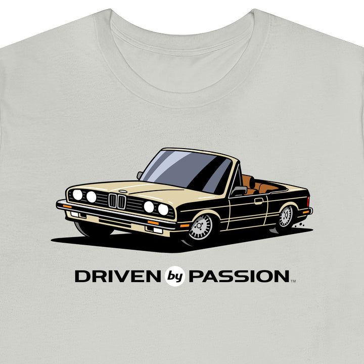 Light Beige over Brown E30 Convertible T-Shirt (1982-1987)