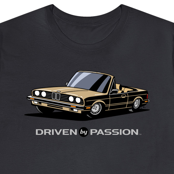 Beige over Tan E30 Convertible T-Shirt (1982-1987)