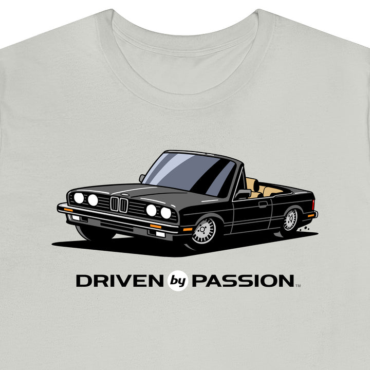 Dark Gray over Tan E30 Convertible T-Shirt (1982-1987)