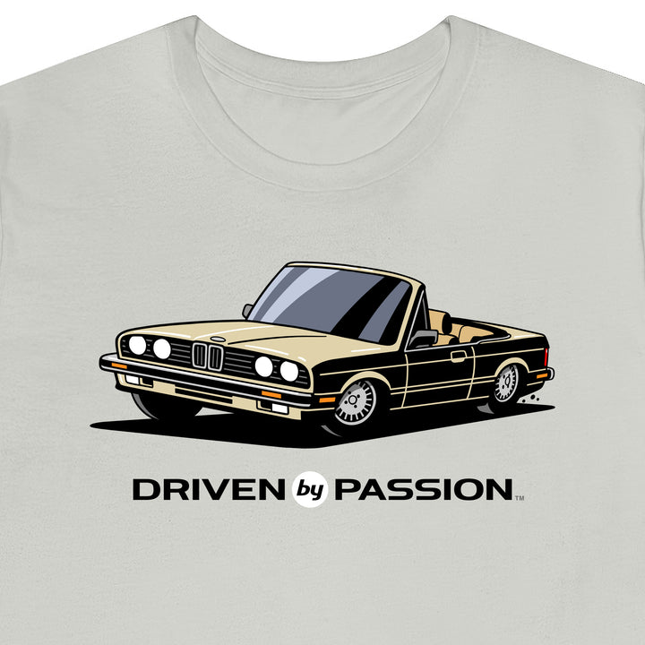 Light Beige over Tan E30 Convertible T-Shirt (1982-1987)