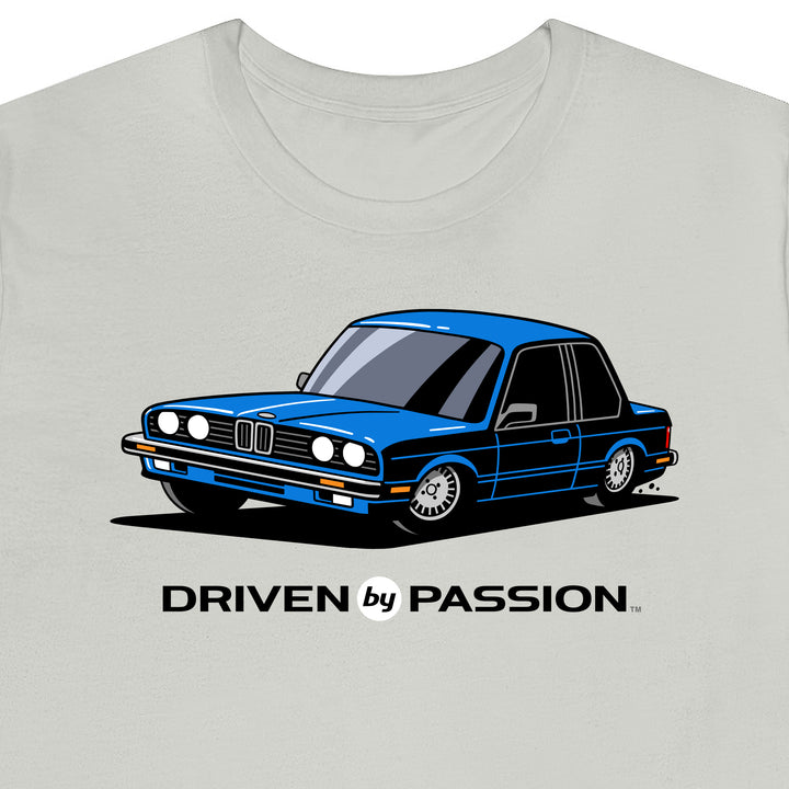Blue E30 Coupe T-Shirt (1982-1987)