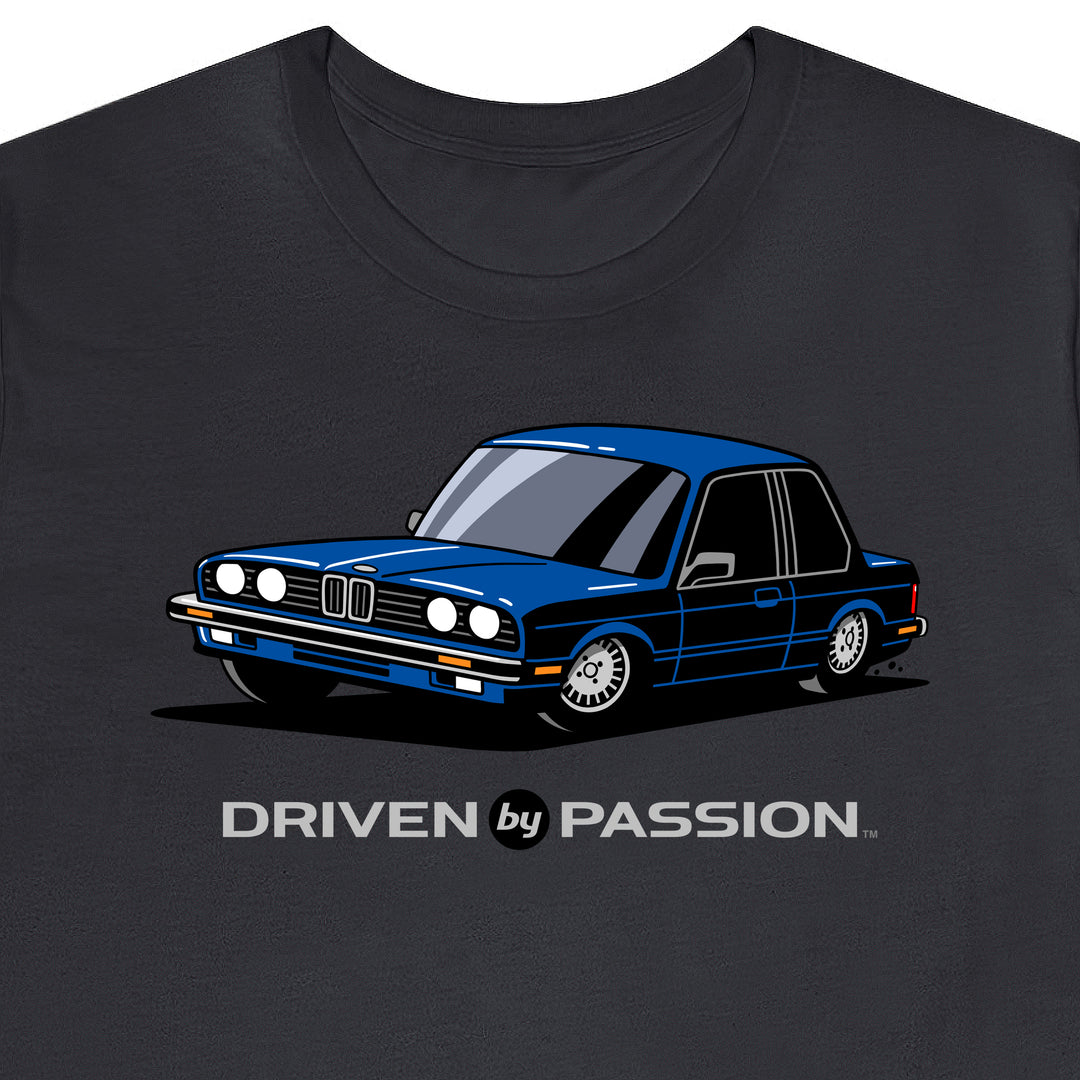 Dark Blue E30 Coupe T-Shirt (1982-1987)