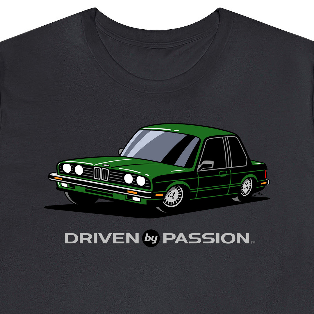 Dark Green E30 Coupe T-Shirt (1982-1987)