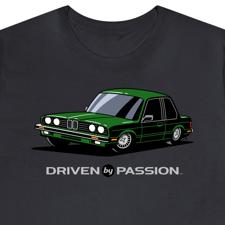 Dark Green E30 Coupe T-Shirt (1982-1987)