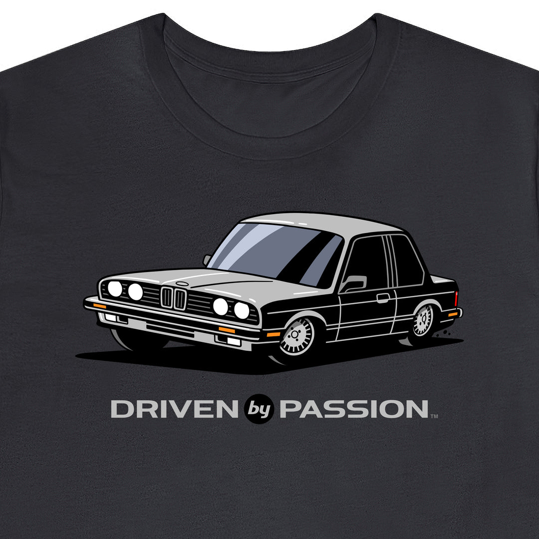 Light Gray E30 Coupe T-Shirt (1982-1987)