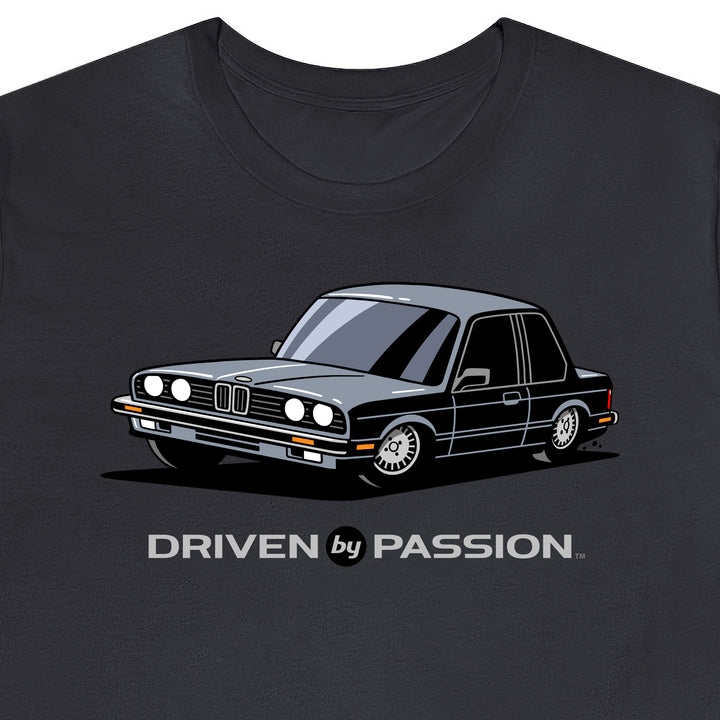 Medium Silver E30 Coupe T-Shirt (1982-1987)