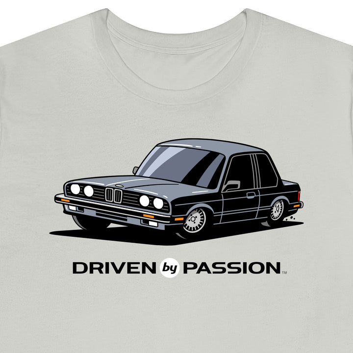 Medium Silver E30 Coupe T-Shirt (1982-1987)