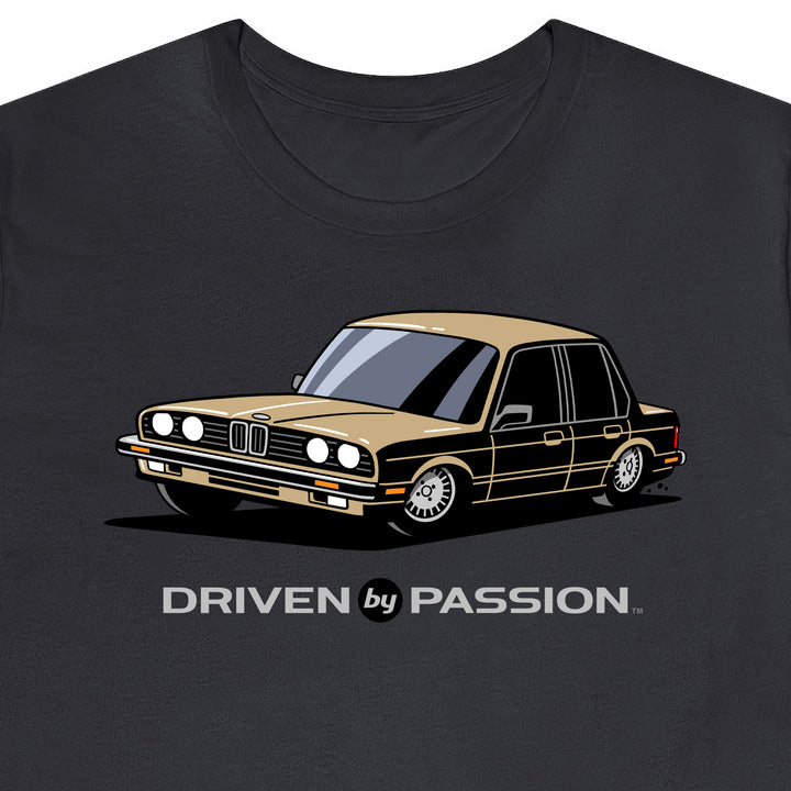 Beige E30 Sedan T-Shirt (1982-1987)