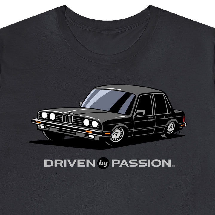 Dark Gray E30 Sedan T-Shirt (1982-1987)