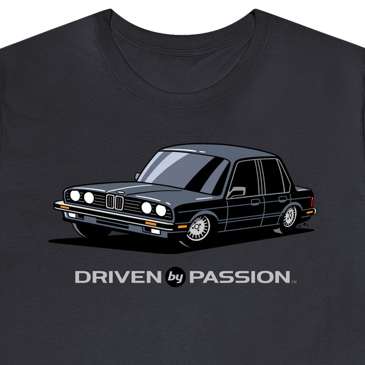Dark Silver E30 Sedan T-Shirt (1982-1987)
