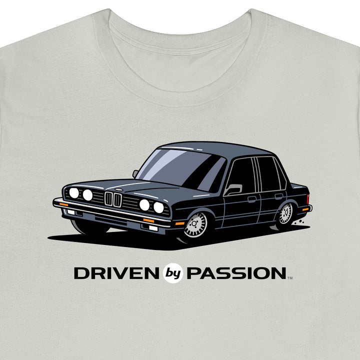 Dark Silver E30 Sedan T-Shirt (1982-1987)
