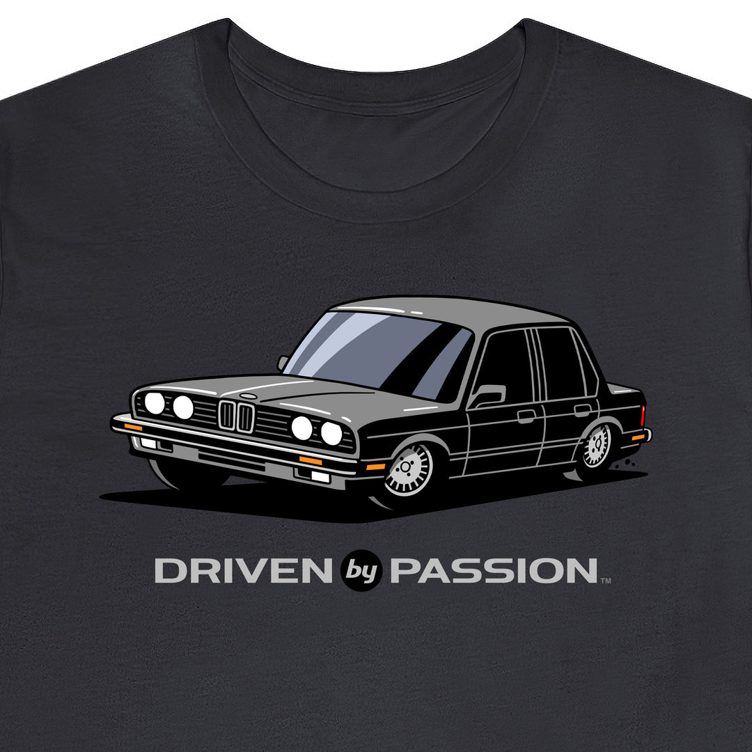 Gray E30 Sedan T-Shirt (1982-1987)
