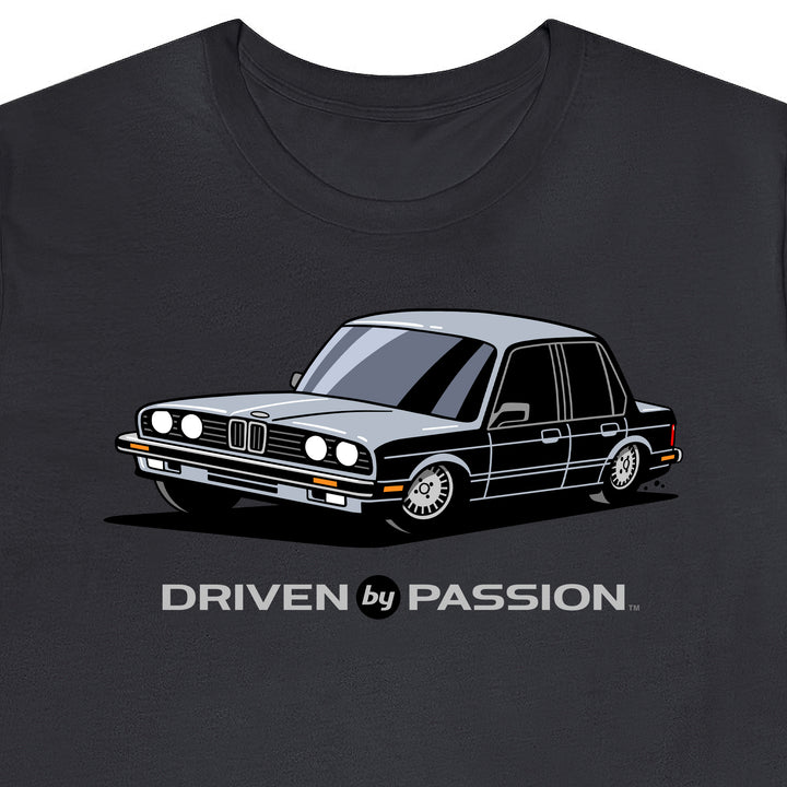 Silver E30 Sedan T-Shirt (1982-1987)