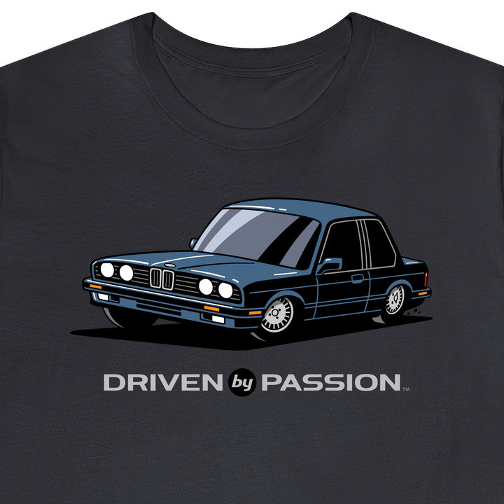 Dark Silver-Blue E30 Coupe T-Shirt (1988-1994)
