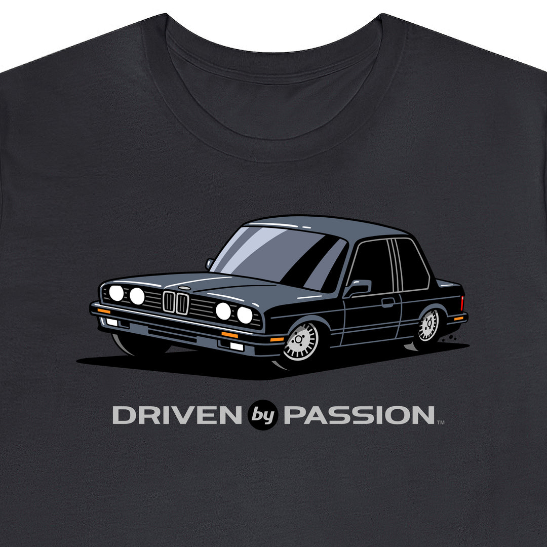 Dark Silver E30 Coupe T-Shirt (1988-1994)