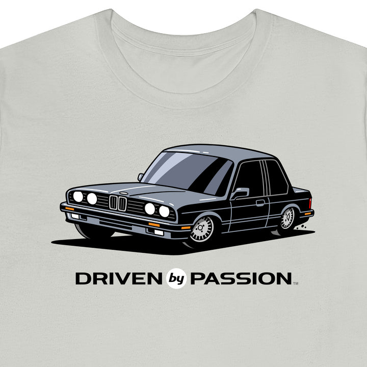 Medium Silver E30 Coupe T-Shirt (1988-1994)