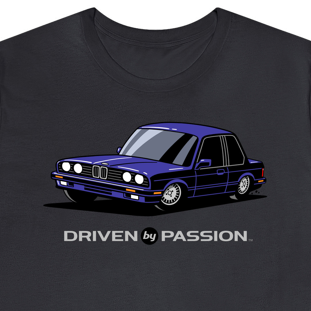 Dark Purple E30 Coupe T-Shirt (1988-1994)
