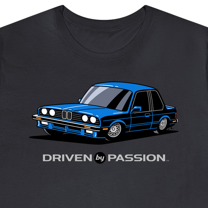 Blue E30 Sport Coupe T-Shirt (1987)