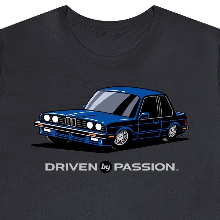 Dark Blue E30 Sport Coupe T-Shirt (1987)