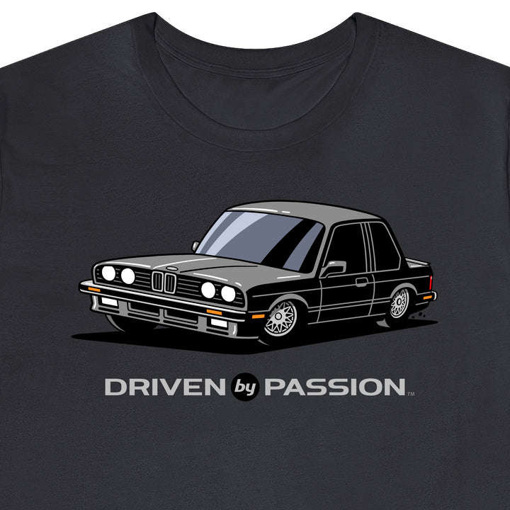 Gray E30 Sport Coupe T-Shirt (1987)