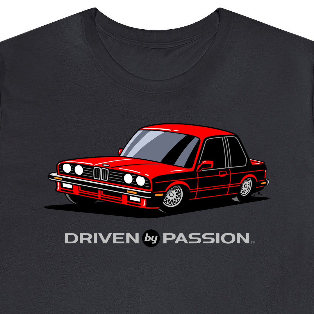 Red E30 Sport Coupe T-Shirt (1987)