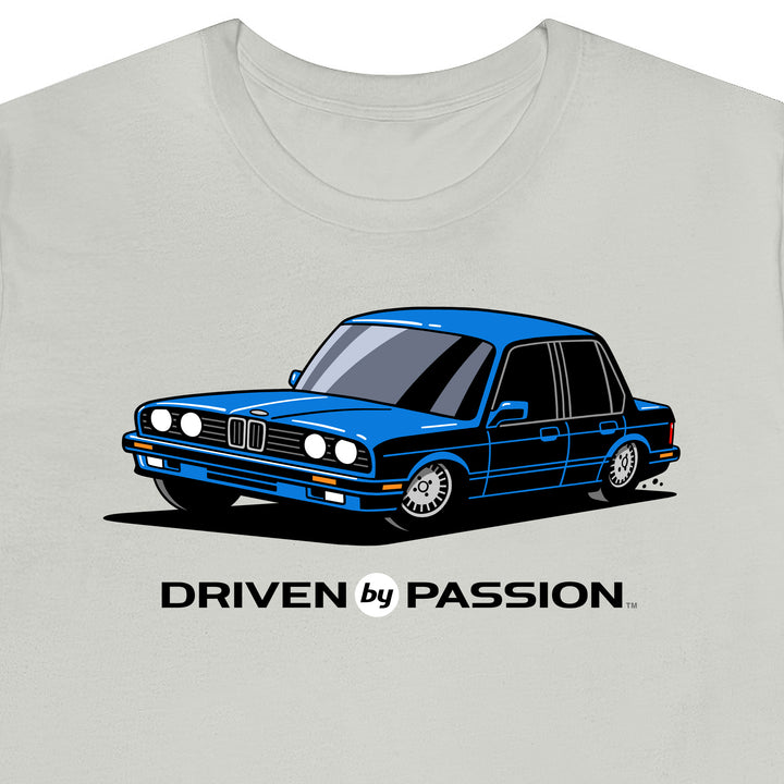 Blue E30 Sedan T-Shirt (1988-1994)