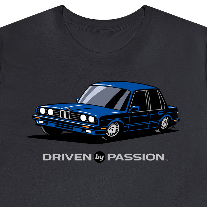 Dark Blue E30 Sedan T-Shirt (1988-1994)