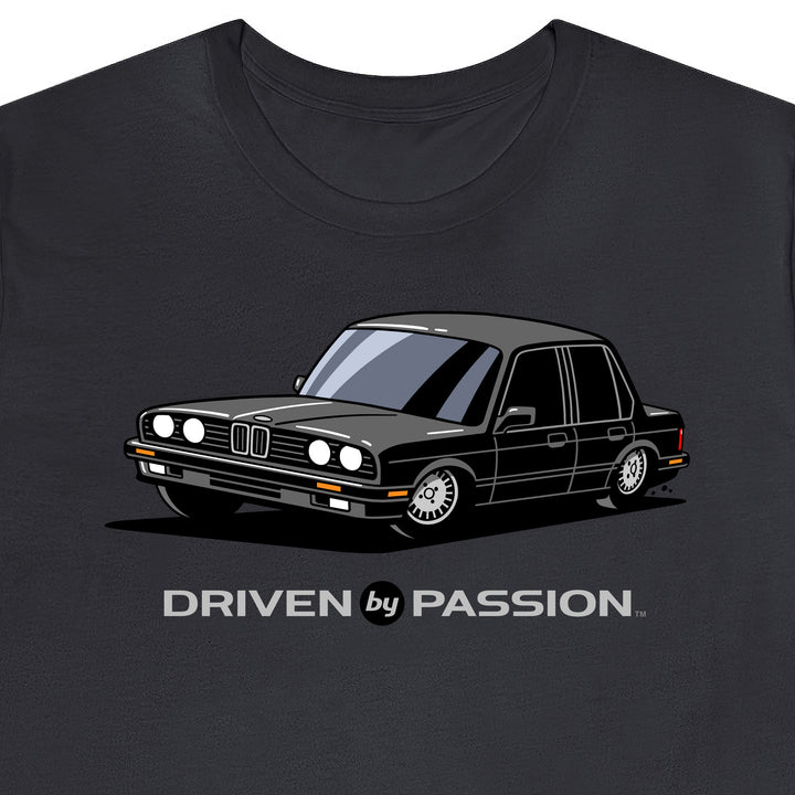 Dark Gray E30 Sedan T-Shirt (1988-1994)