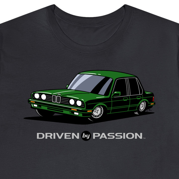 Dark Green E30 Sedan T-Shirt (1988-1994)