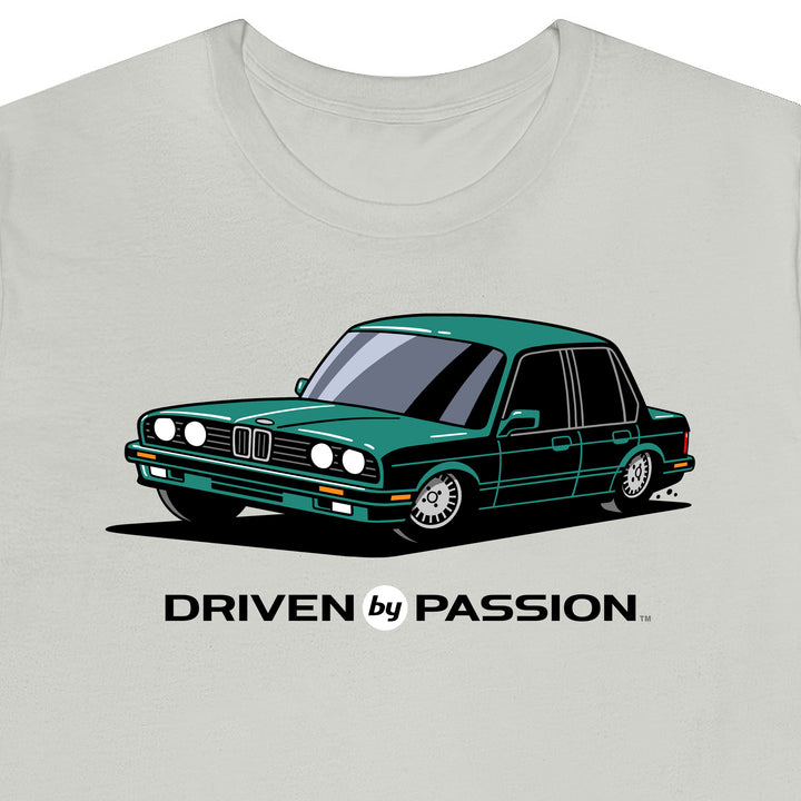 Dark Teal E30 Sedan T-Shirt (1988-1994)