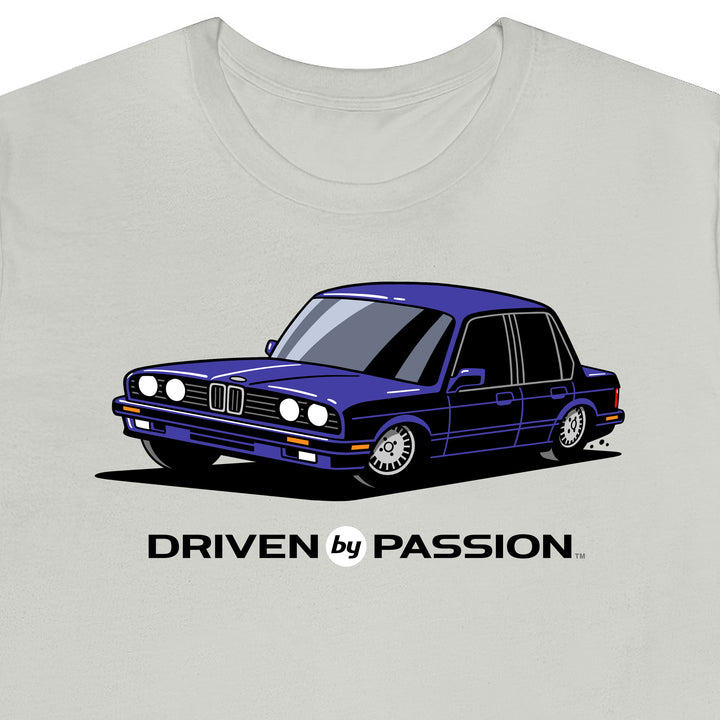 Dark Purple E30 Sedan T-Shirt (1988-1994)