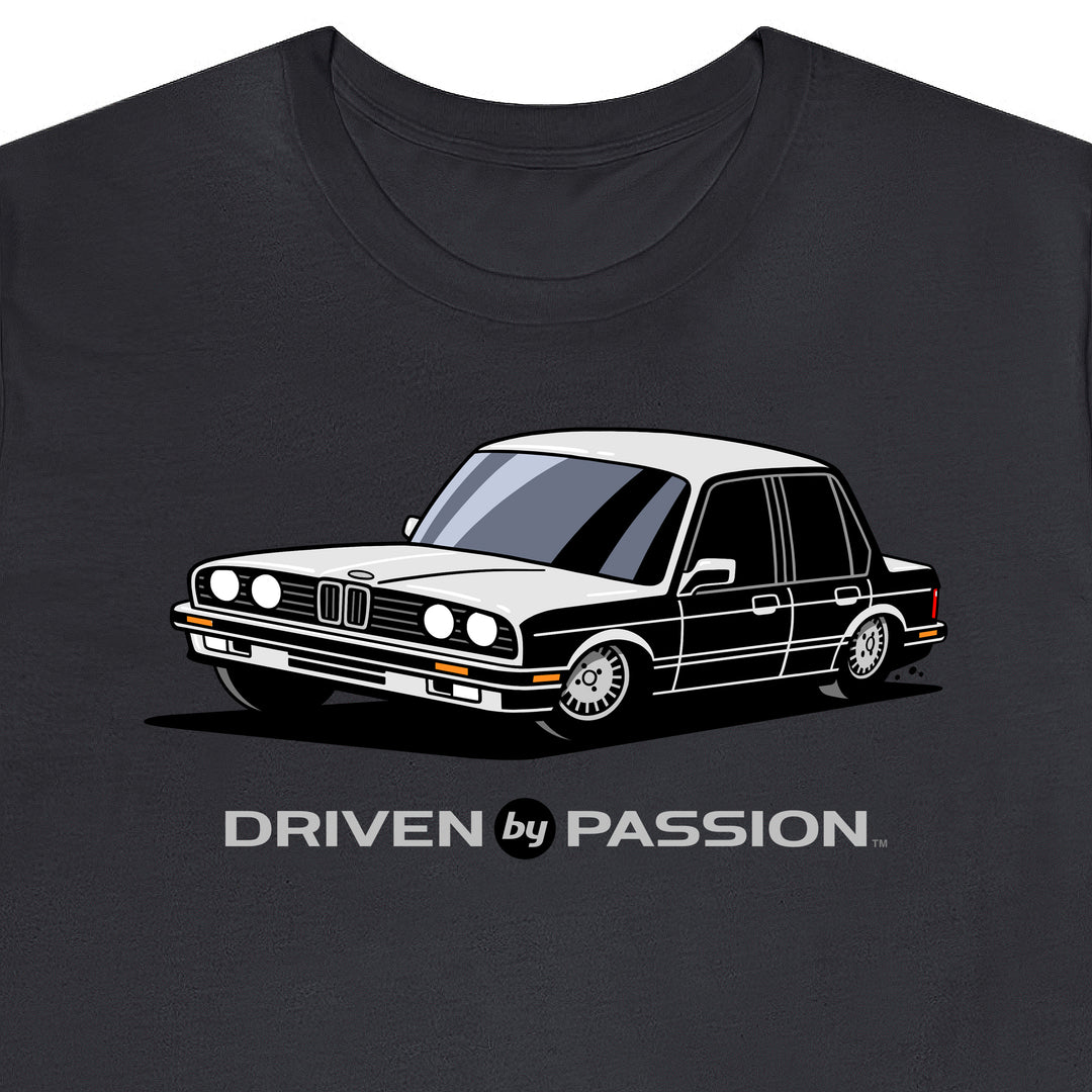 White E30 Sedan T-Shirt (1988-1994)