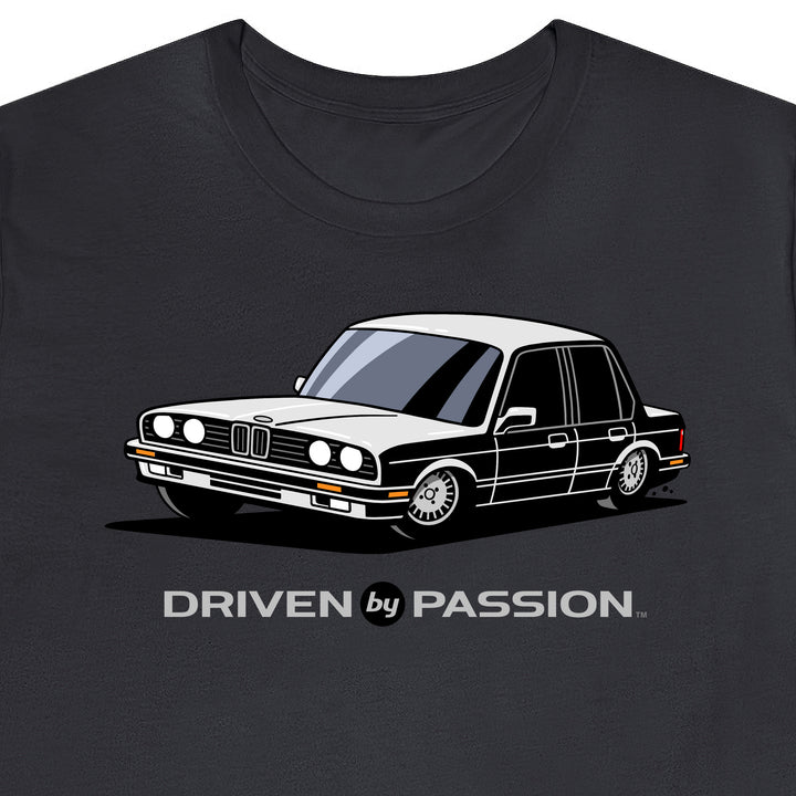 White E30 Sedan T-Shirt (1988-1994)