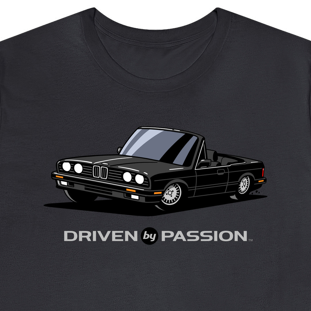 Black over Black E30 Convertible T-Shirt (1988-1994)