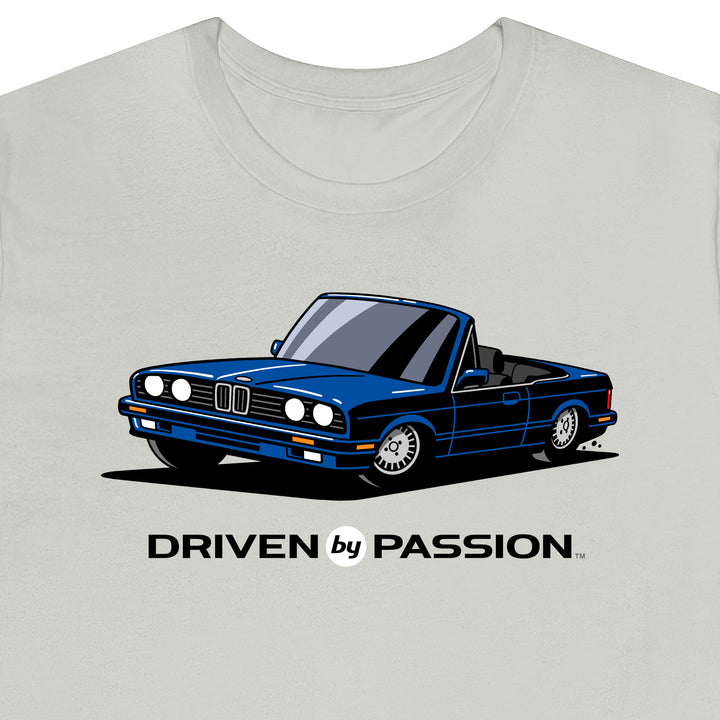 Dark Blue over Black E30 Convertible T-Shirt (1988-1994)