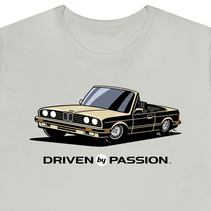 Light Beige over Black E30 Convertible T-Shirt (1988-1994)