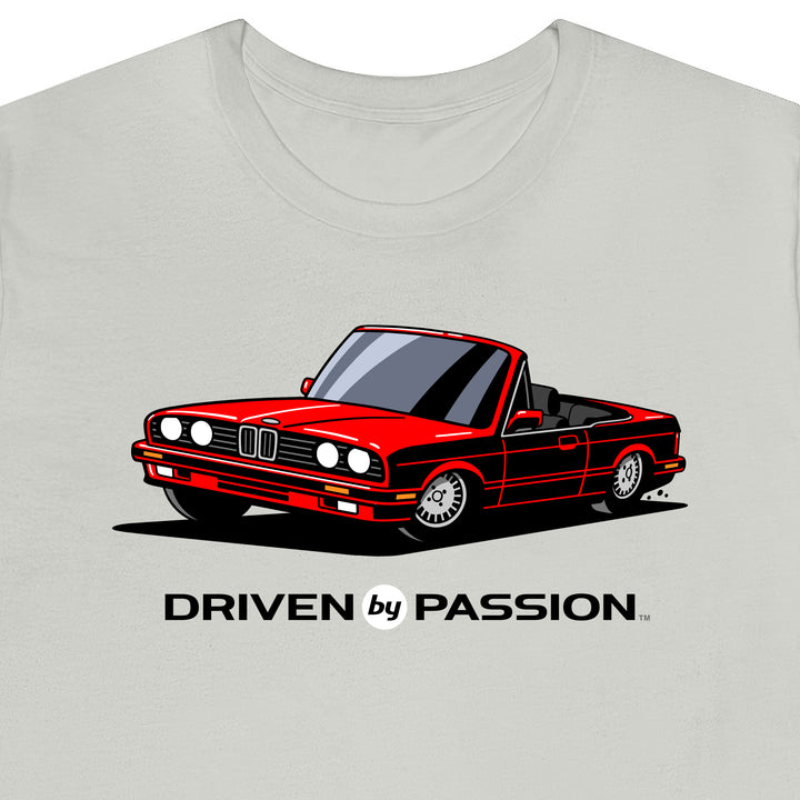 Red over Black E30 Convertible T-Shirt (1988-1994)