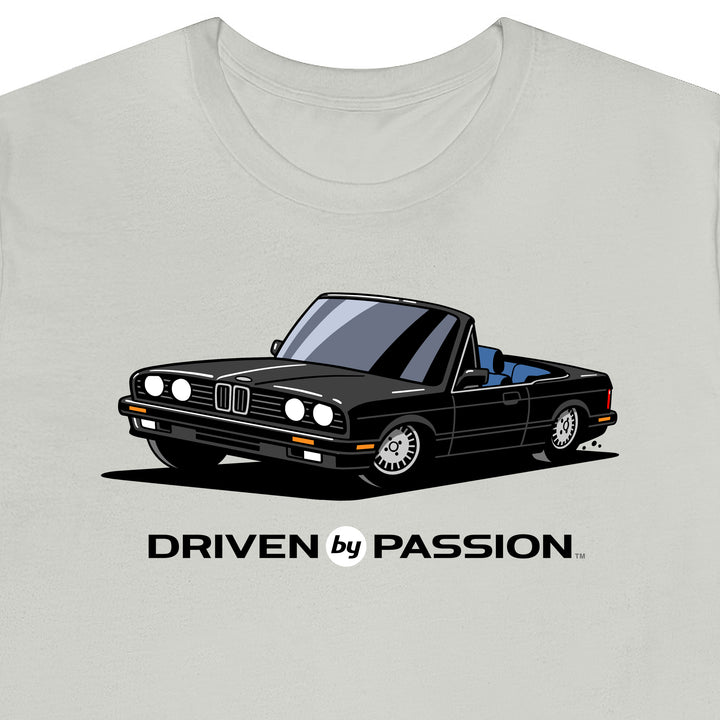 Black over Blue E30 Convertible T-Shirt (1988-1994)