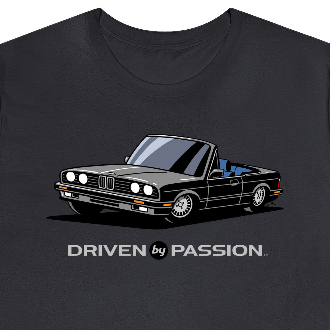 Gray over Blue E30 Convertible T-Shirt (1988-1994)