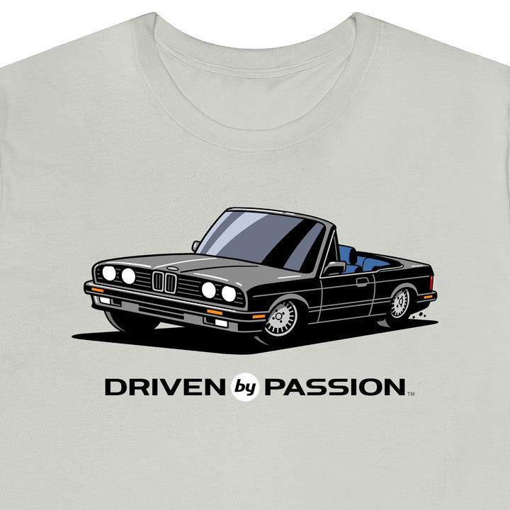 Gray over Blue E30 Convertible T-Shirt (1988-1994)