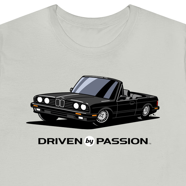 Black over Gray E30 Convertible T-Shirt (1988-1994)