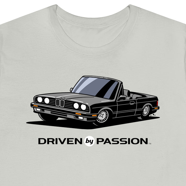 Gray over Gray E30 Convertible T-Shirt (1988-1994)