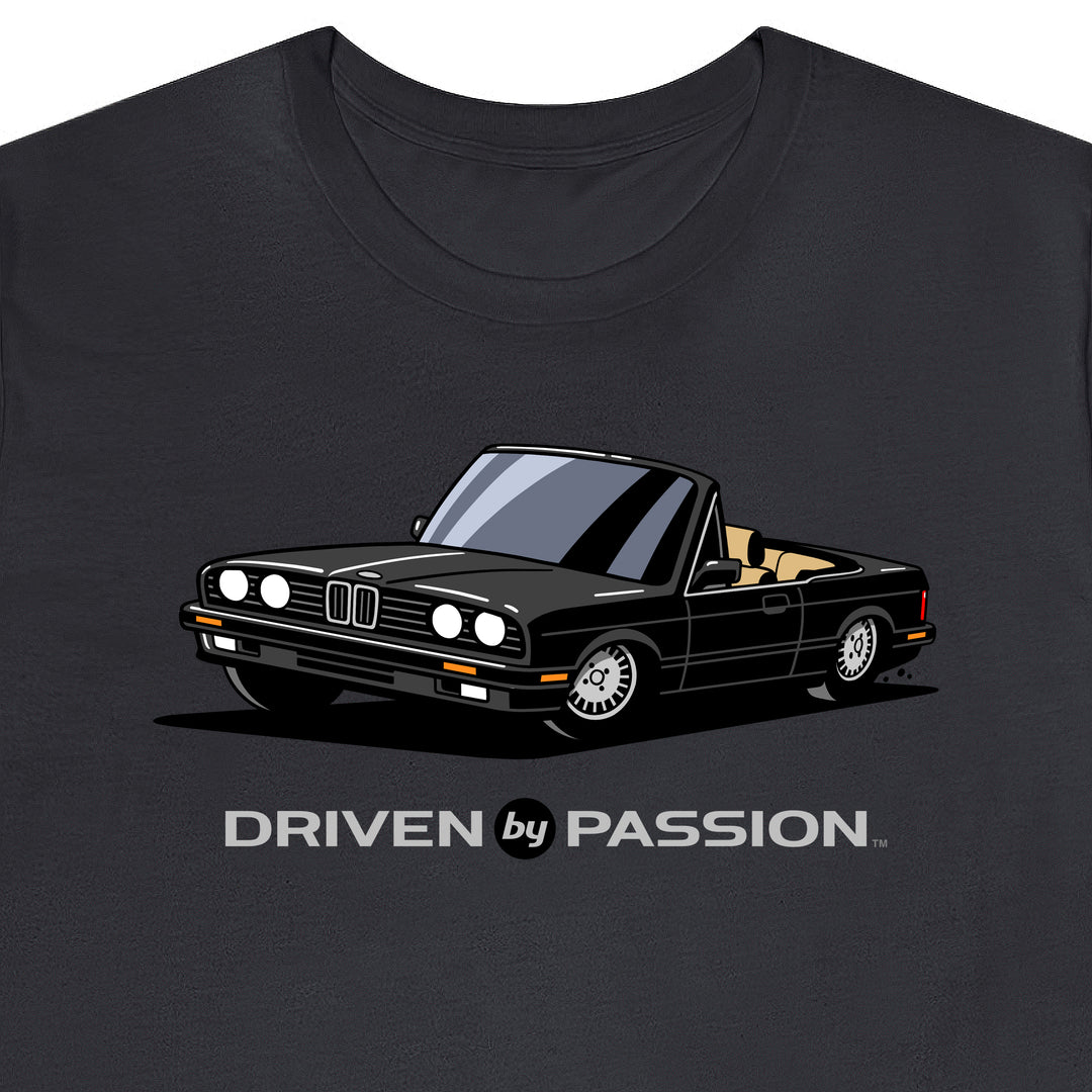 Black over Tan E30 Convertible T-Shirt (1988-1994)