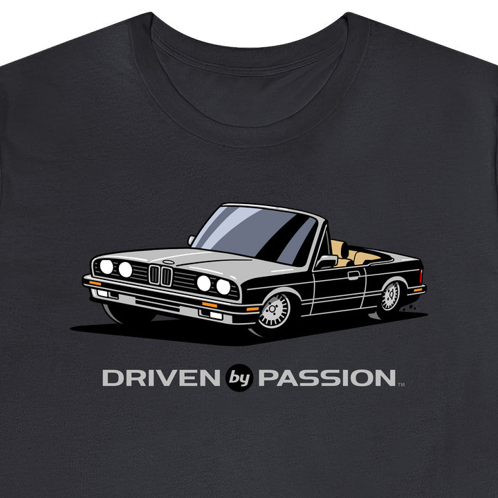 Light Gray over Tan E30 Convertible T-Shirt (1988-1994)