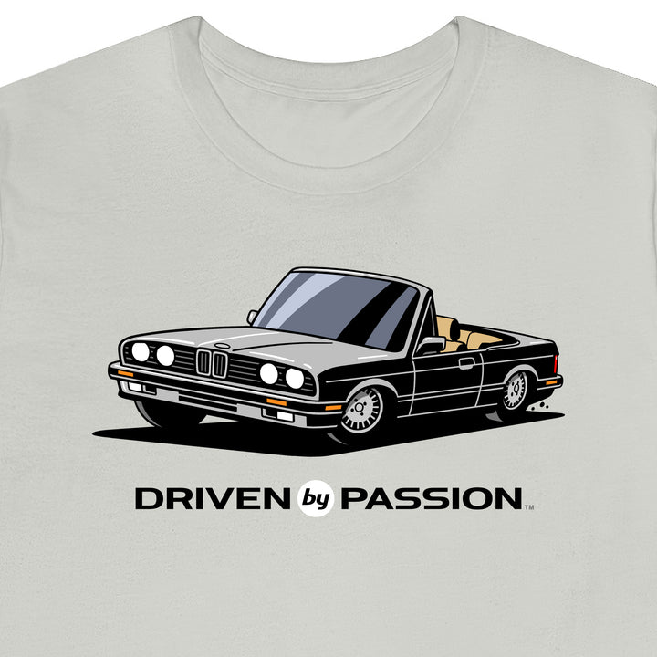 Light Gray over Tan E30 Convertible T-Shirt (1988-1994)