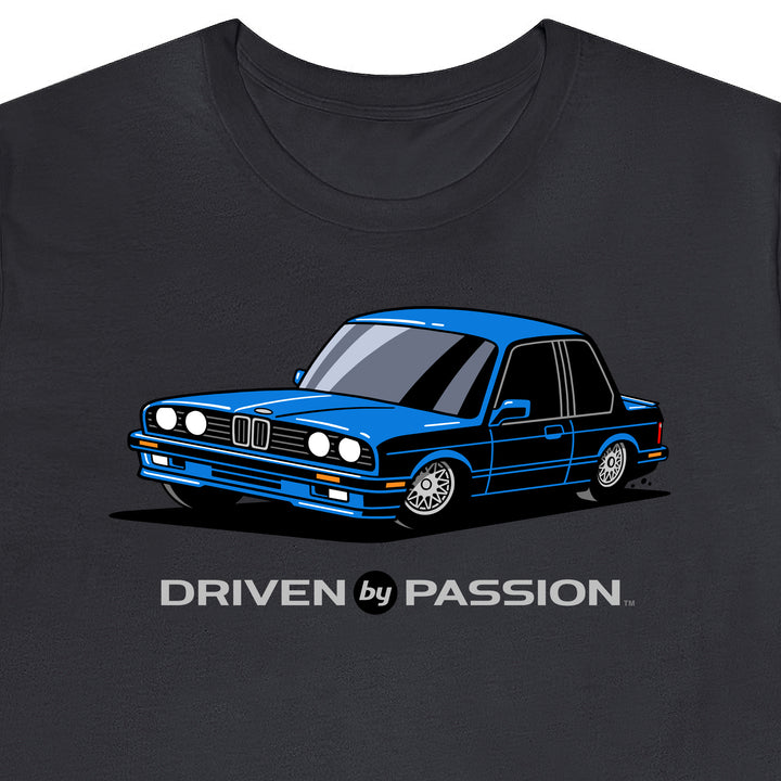 Blue E30 Sport Coupe T-Shirt (1988-1994)