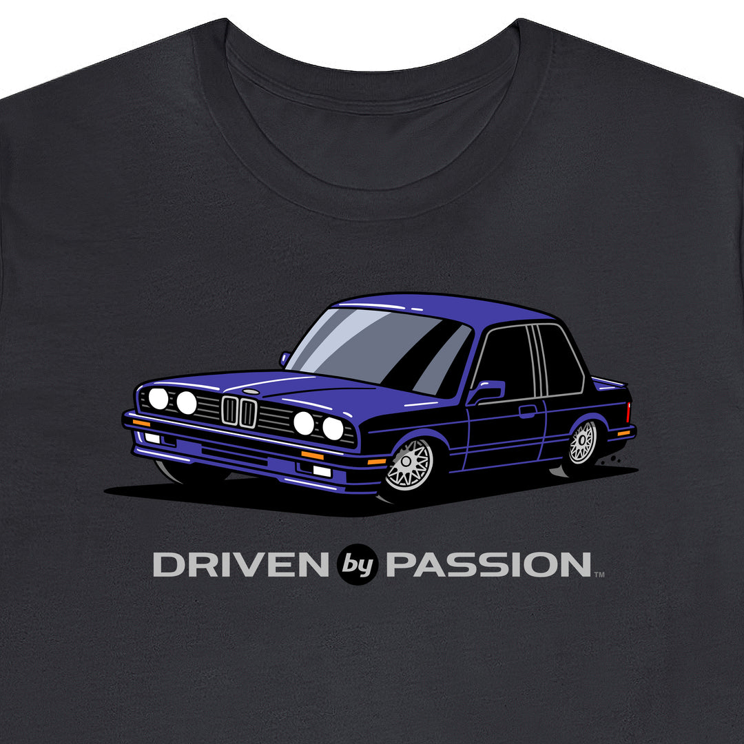 Dark Purple E30 Sport Coupe T-Shirt (1988-1994)