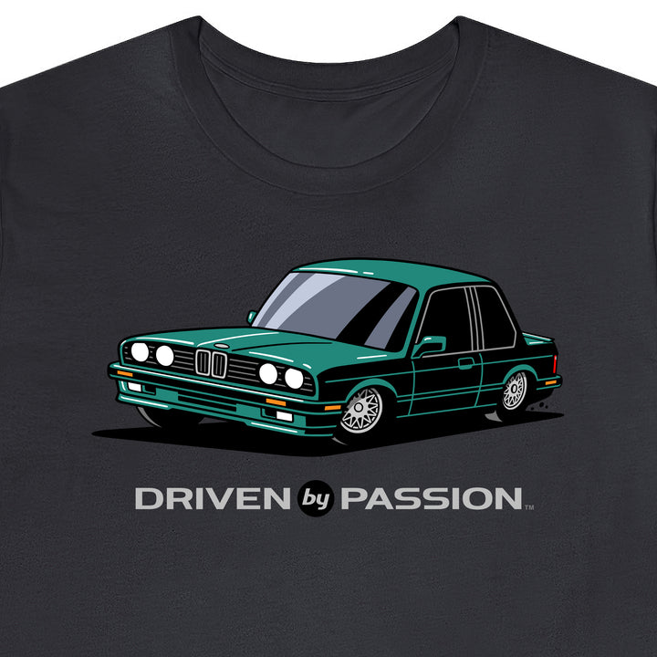 Dark Teal E30 Sport Coupe T-Shirt (1988-1994)