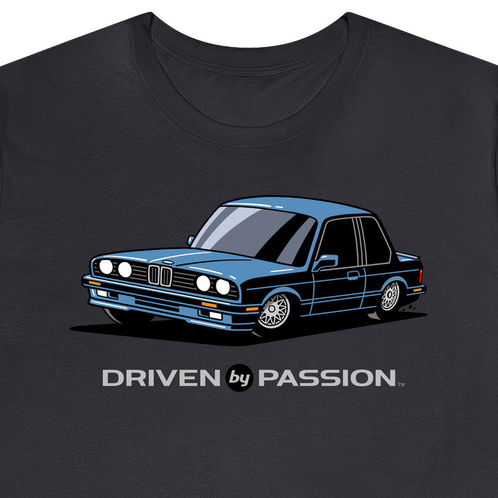 Silver-Blue E30 Sport Coupe T-Shirt (1988-1994)