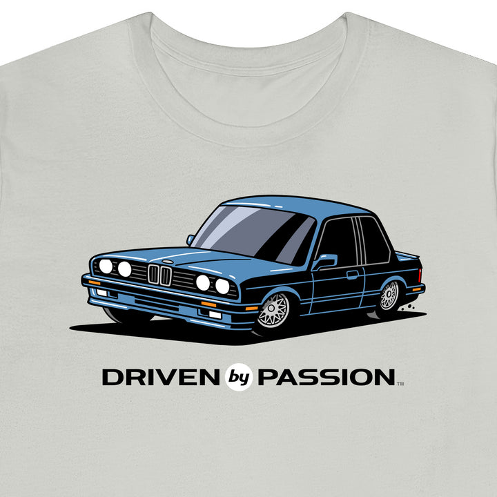 Silver-Blue E30 Sport Coupe T-Shirt (1988-1994)